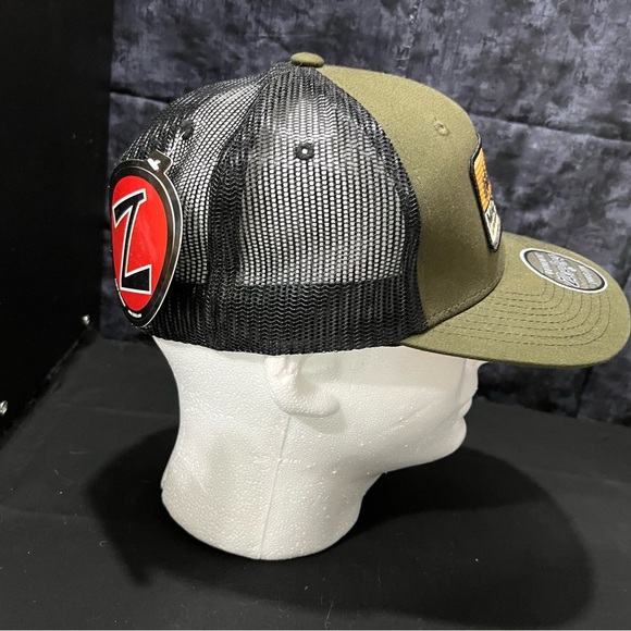 Michigan Upper Peninsula Green Black Mesh Baseball Cap SnapBack Zephyr ZHat NWT - Picture 3 of 8